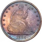 1886 Liberty Seated 50C PCGS Proof 65