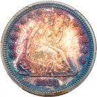 1864 Liberty Seated 25C PCGS Proof 65