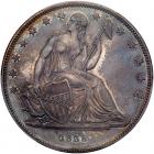 1838 Pattern Dollar. Silver, reeded edge. Restrike. Judd-84. Pollock-93