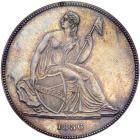 1836 Pattern Dollar. Silver, plain edge. Judd-60. Pollock-65