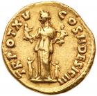 Marcus Aurelius, as Caesar, AD 139-161. Gold Aureus (6.81g) About VF - 2