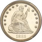 1885 Liberty Seated 25C PCGS PF67 CAM