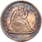 1841 Liberty Seated 25C PCGS MS64