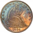 1886 Liberty Seated 50C PCGS MS65