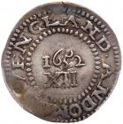 1652 Massachusetts Pine Tree Shilling Noe-8 R4 Large Planchet PCGS VF Details, Plugged - 2