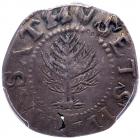 1652 Massachusetts Pine Tree Shilling Noe-10 R3 PCGS graded AU55, CAC Approved