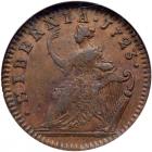 1723 Wood's Hibernia Halfpenny Martin 4.45-Fa.2 R5 NGC graded XF45 - 2