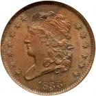 1833 C-1 R1 NGC graded MS65 Brown