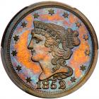 1852 First Restrike Breen 1-B R5 PCGS graded PR66 Brown, CAC Approved