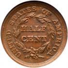 1853 C-1 R1 NGC graded MS66 Brown - 2