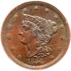 1854 C-1 R1+ PCGS graded MS64 Red & Brown