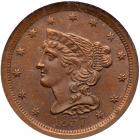 1857 C-1 R2 NGC graded MS64 Brown