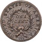 1793 S-6 R3 Wreath Cent with Vine & Bars Edge PCGS graded AU53 - 2