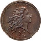 1793 S-8 R3 Wreath Cent with Vine & Bars Edge NGC graded MS62 Brown