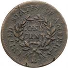 1793 S-11c R3- Wreath Cent with Lettered Edge VG10 - 2
