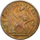 1723 Wood's Hibernia Halfpenny VF30 - 2