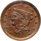 1853 C-1 R1 NGC graded MS65 Brown