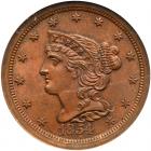 1854 C-1 R1+ NGC graded MS65 Brown