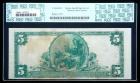 1902, $5 National Bank Note. The Union NB, Scranton, PA. Charter #8737. PCGS Very Fine 30 Apparent - 2