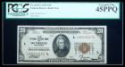 1929, $20 Federal Reserve Bank Note. PCGS Extremely Fine 45PPQ.