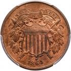 1864 2C. Lg Motto PCGS MS63 RB