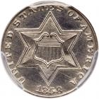 1858 Silver 3C