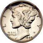 1940 Mercury 10C NGC MS64