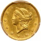 1851 $1 Gold Liberty PCGS MS61