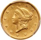 1852 $1 Gold Liberty PCGS AU55