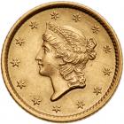 1854 $1 Gold Liberty