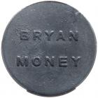 1896. Bryan Dollar. Sch-324 Lead - 2