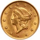 1851 $1 Gold Liberty PCGS MS63