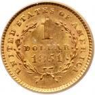 1851 $1 Gold Liberty PCGS MS63 - 2