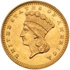 1862 $1 Gold Indian PCGS MS62