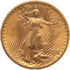 1908 $20 St. Gaudens. No Motto PCGS MS61