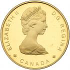 Canada. 100 Dollars, 1989 Choice Brilliant Proof