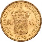 Netherlands. 10 Gulden, 1932 Unc - 2