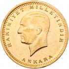 Turkey. 100 Kurush, 1923/47 (1970) Choice Brilliant Unc