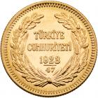 Turkey. 100 Kurush, 1923/47 (1970) Choice Brilliant Unc - 2