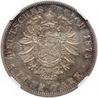 German States: Prussia. 5 Marks, 1875-B NGC EF45 - 2