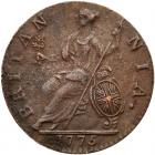 Great Britain. Counterfeit or 'Evasion' Halfpenny, 1775 Choice EF - 2