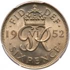 Great Britain. Sixpence, 1952 PCGS MS64 - 2