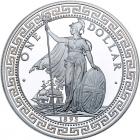 Great Britain. Britannia Silver Proof Medal, 1995 Choice Brilliant Proof