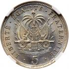 Haiti. 5 Centimes, 1905 NGC MS64 - 2