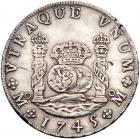 Mexico. 8 Reales, 1745-Mo MF VF