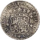 Mexico. 8 Reales, 1753/2-Mo MF VF - 2