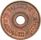 WITHDRAWN - Palestine. 20 Mils, 1944 EF