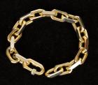 Outstanding Lady's 18K Yellow Gold Chain Bracelet From Italy