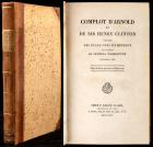 François Marquis de Barbé-Marbois, <I>Complot d'Arnold et de Sir Henry Clinton contre les Etats-Unis d'Amérique et Contre le Gén