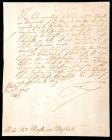 Frederick II, Called "Frederick the Great" -- Letter Signed to His Minister of Finance